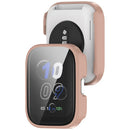 For Amazfit Bip 5 Unity A2324 Anti-Scratch PC Watch Case with Built-In Tempered Glass Film - Pink - 6