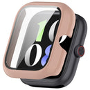 For vivo Watch GT Case Full Coverage PC Cover with Tempered Glass Screen Protector - Pink - 1