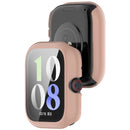 For vivo Watch GT Case Full Coverage PC Cover with Tempered Glass Screen Protector - Pink - 6