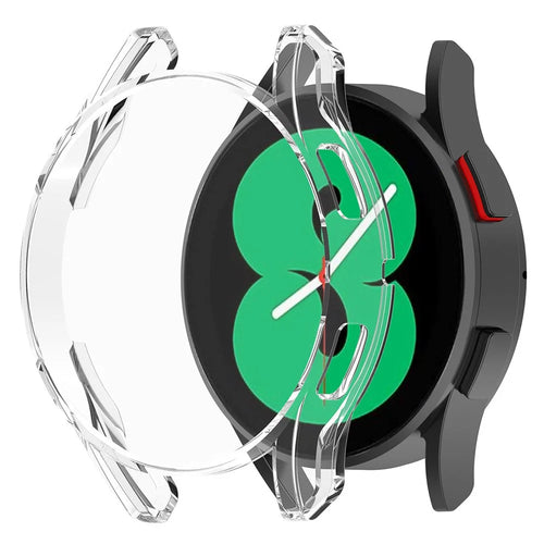 For Samsung Galaxy Watch FE 40mm Watch Case Full Cover Transparent TPU Watch Cover - 1