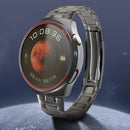 For Huawei Watch 4 Pro Watch Case Hollow PC Half Protective Cover - Black+Red - 2