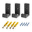 DATA FROG 1 Set for Sony PS4 Slim / Playstation 4 / 4 Pro Game Console Storage Stand Wall Mounted Rack - For Sony Playstation 4 - 1