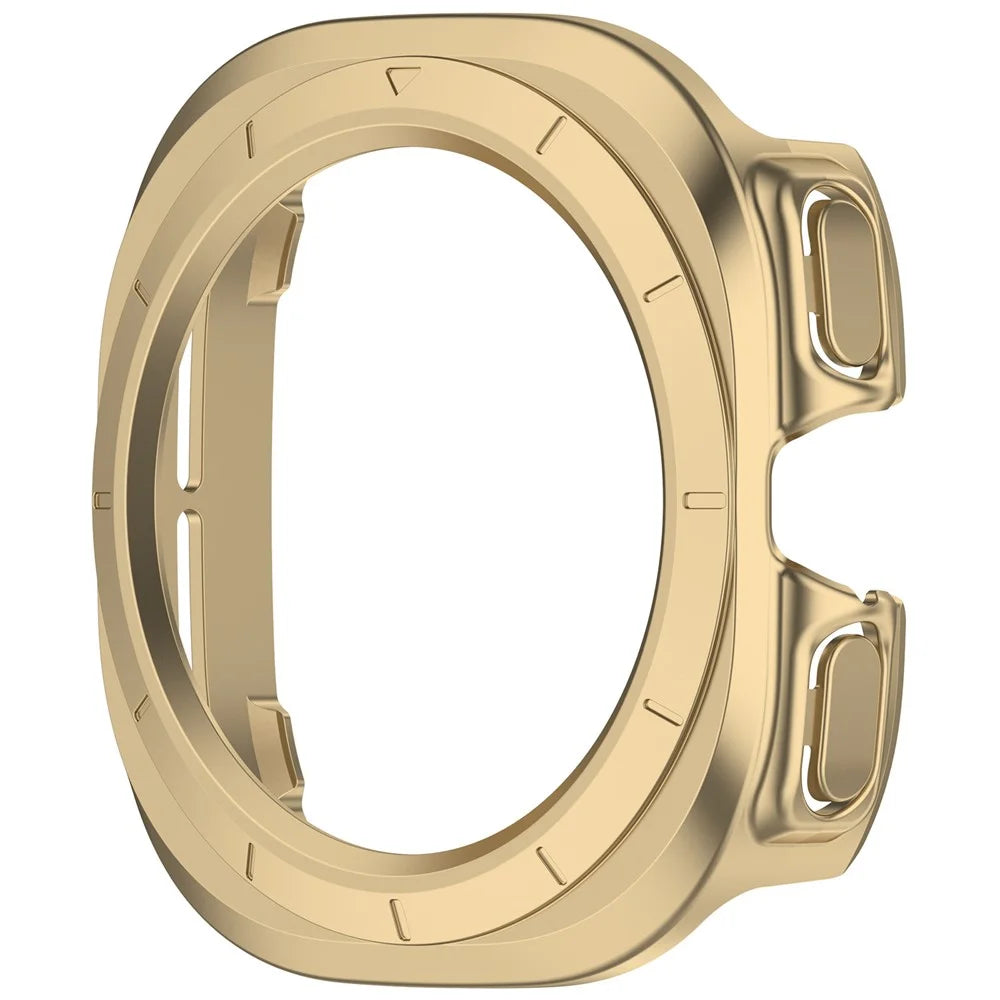 For Samsung Galaxy Watch Ultra (2025) 47mm / Ultra 47mm Hard PC Case Half-Guard Watch Case Cover - Champagne Gold - 2