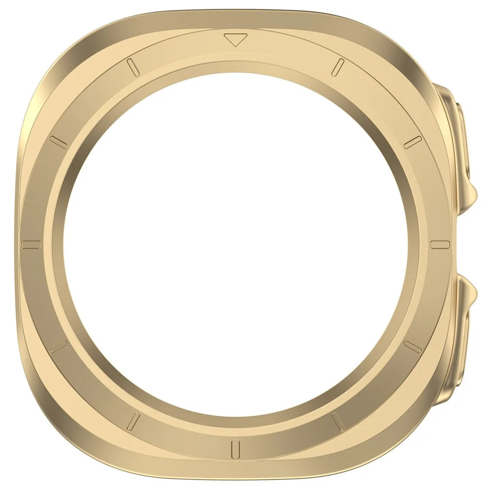 For Samsung Galaxy Watch Ultra (2025) 47mm / Ultra 47mm Hard PC Case Half-Guard Watch Case Cover - Champagne Gold - 4