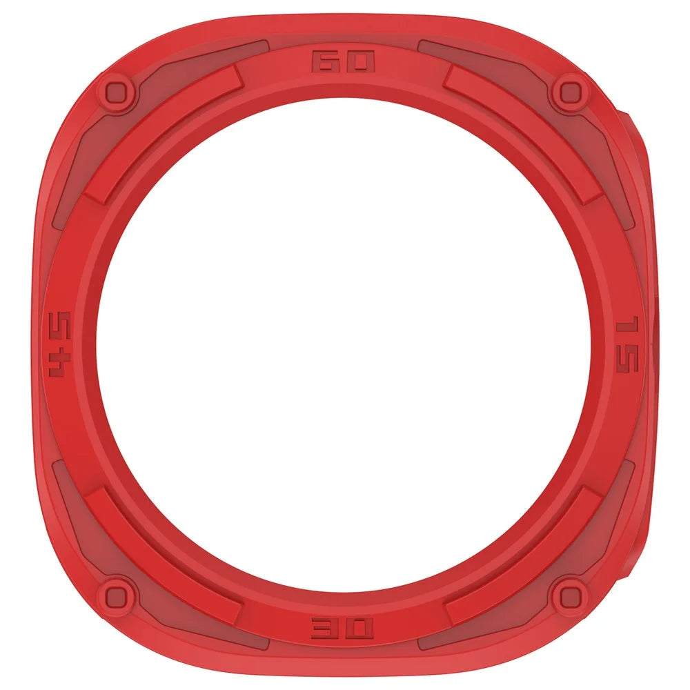 For Samsung Galaxy Watch Ultra (2025) 47mm / Ultra 47mm Anti-Collision TPU Watch Case Hollow Protective Frame - Red - 4