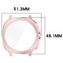 For Samsung Galaxy Watch7 44mm Anti-Collision TPU Watch Case Protective Frame - Pink - 7