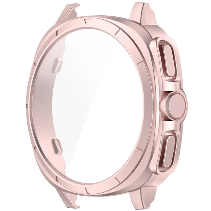 For Samsung Galaxy Watch7 40mm Anti-Drop Watch Case TPU Protective Frame - Pink - 2