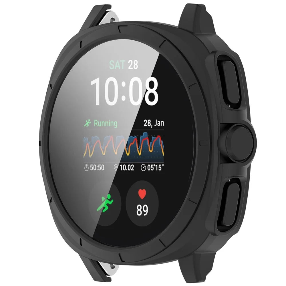 For Samsung Galaxy Watch7 44mm to Galaxy Watch Ultra Transfer Case Hard PC Watch Case Cover - Black - 2