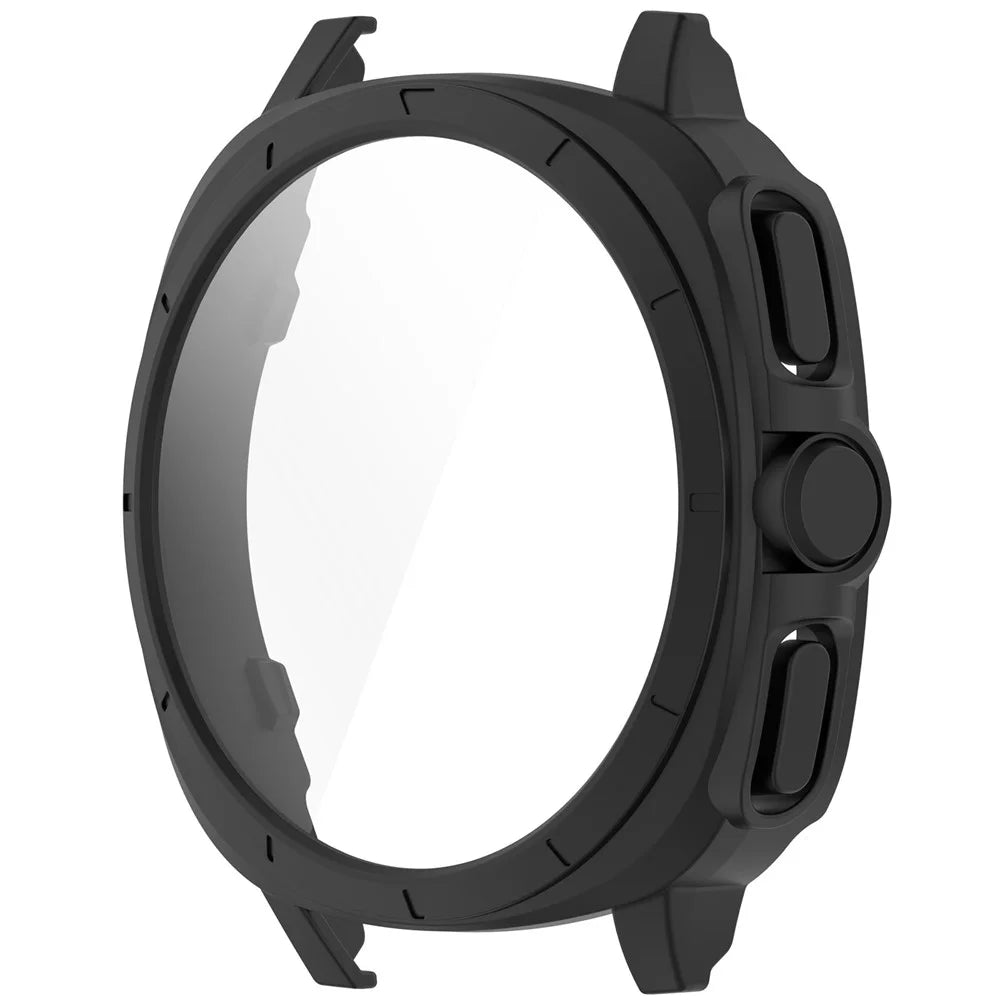 For Samsung Galaxy Watch7 44mm to Galaxy Watch Ultra Transfer Case Hard PC Watch Case Cover - Black - 4