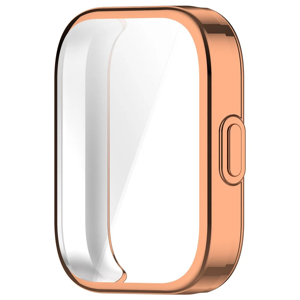 For Amazfit Bip 5 Unity TPU Case Anti-Scratch Smartwatch Protector Watch Case Cover - Rose Gold - 2