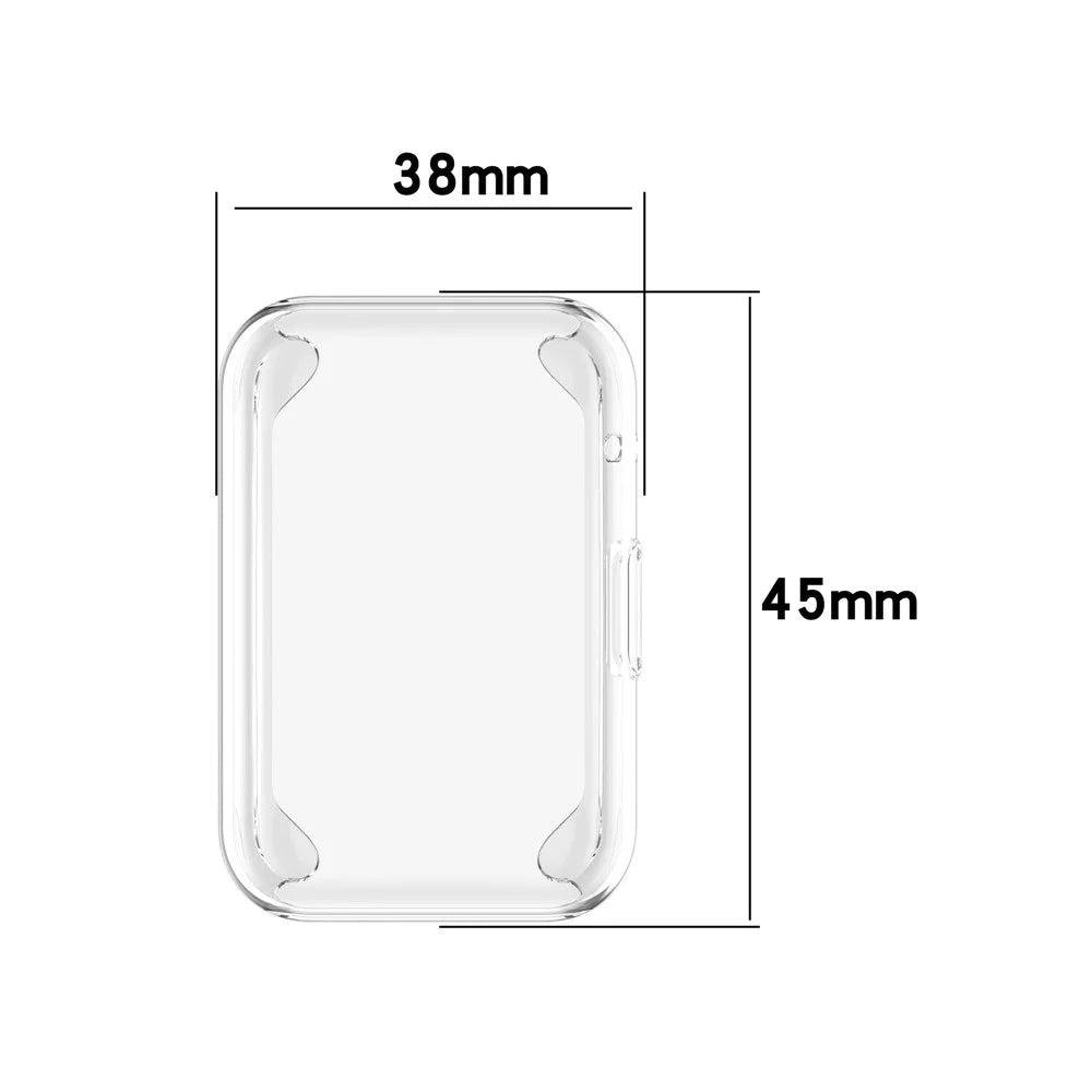 Electroplating TPU Watch Cover for Huawei Watch Fit All-round Protective Protector - Transparent - 6