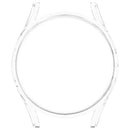 For Samsung Galaxy Watch7 44mm Clear Watch Case Half Wrap PC Watch Cover Protector - Champagne Gold - 6