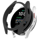 For Samsung Galaxy Watch7 44mm Watch Case Hollow Half Cover PC Frame - Black - 1