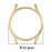 For Samsung Galaxy Watch7 40mm PC Watch Case Half Wrap Watch Cover Protector - Champagne Gold - Black - 7