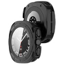 For Samsung Galaxy Watch Ultra (2025) 47mm / Ultra 47mm PC Watch Case Anti-Scratch Cover with Tempered Glass Film - Black - 3