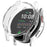 For Samsung Galaxy Watch7 40mm Clear Watch Case Half Wrap TPU Watch Cover Protector - 1