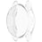 For Samsung Galaxy Watch7 40mm Clear Watch Case Half Wrap TPU Watch Cover Protector - 4