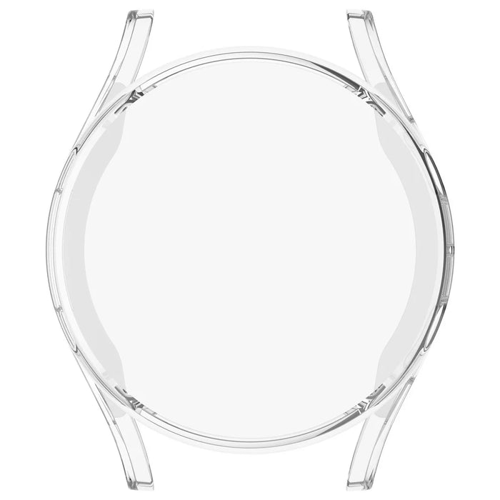 For Samsung Galaxy Watch7 40mm Clear Watch Case Half Wrap TPU Watch Cover Protector - 6