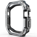 For Apple Watch Series SE3 / SE2 / SE1 /  6 / 5 / 4 40mm Watch Frame Case PC+TPU Smartwatch Edge Protector - Black - 2