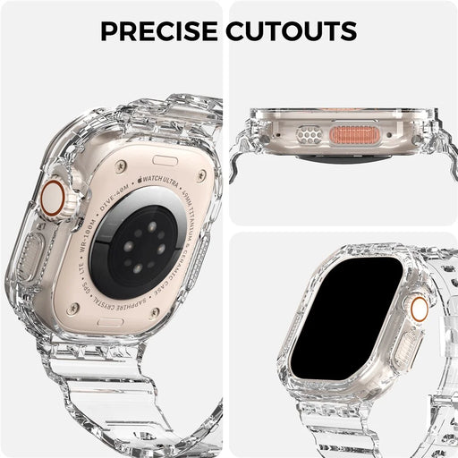 AHASTYLE WG103 For Apple Watch Ultra 49mm / Watch Ultra 2 49mm TPU Band with Case Replacement Sport Strap - 2