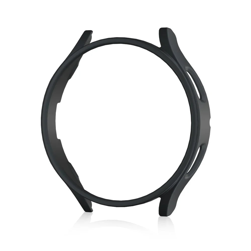 For Samsung Galaxy Watch7 44mm Case Hollow Hard PC Watch Case Cover - Black - 3