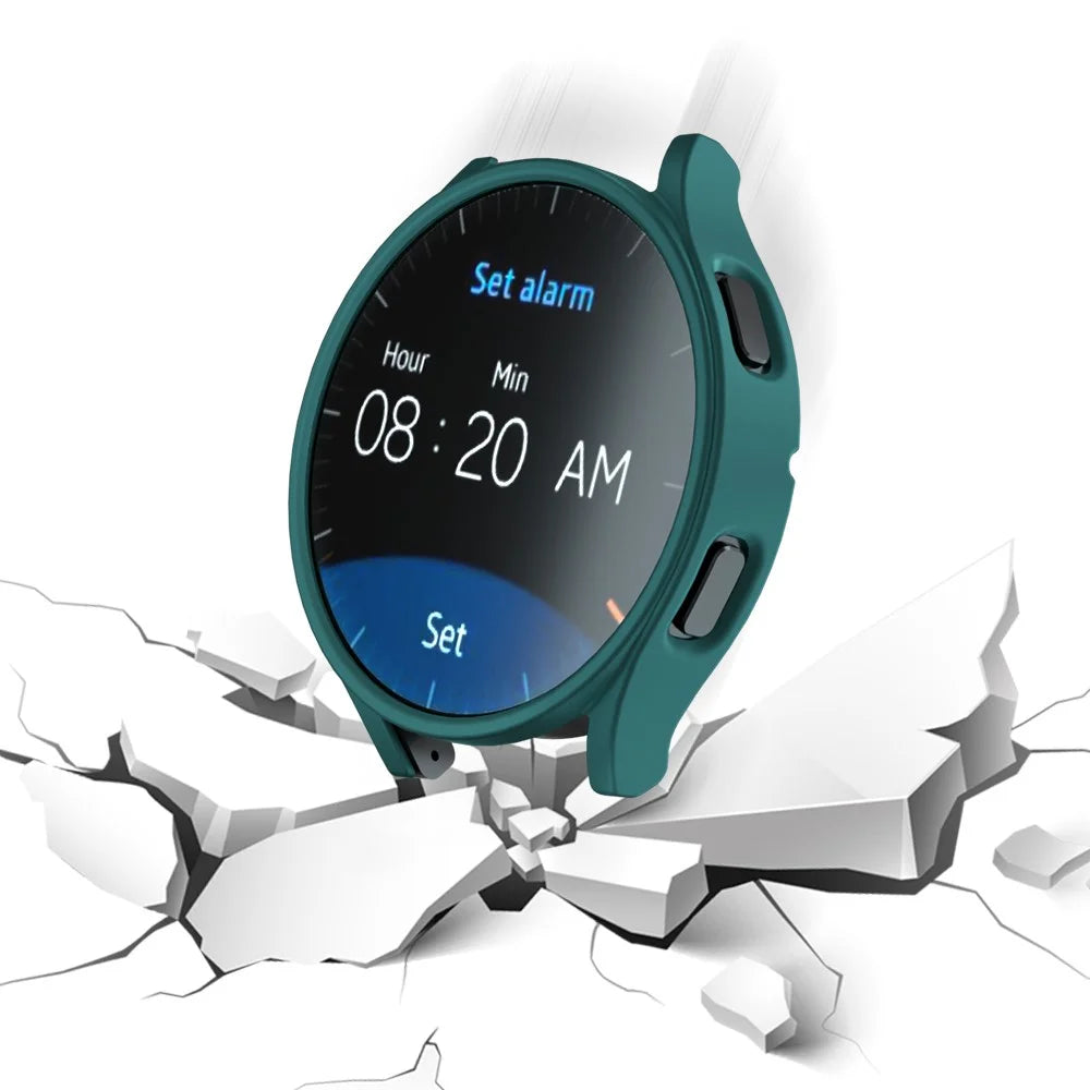 For Samsung Galaxy Watch7 40mm Case Hard PC Hollow Protective Watch Cover - Green - 3