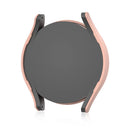 For Samsung Galaxy Watch7 40mm Matte Case Hard PC Watch Cover with Tempered Glass Screen Film - Pink - 6