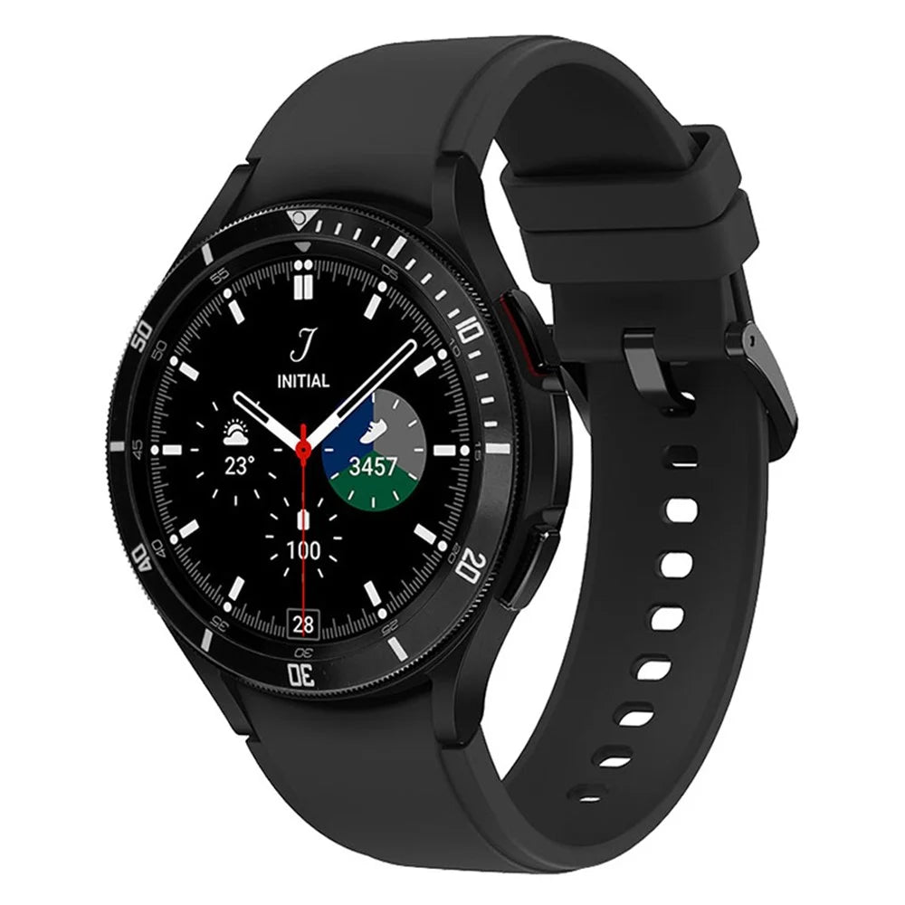 For Samsung Galaxy Watch7  /  Watch6  /  Watch5  /  Watch4  /  44mm Watch Bezel Ring Zinc Alloy Dial Bezel Adhesive Frame Ring Cover - 3