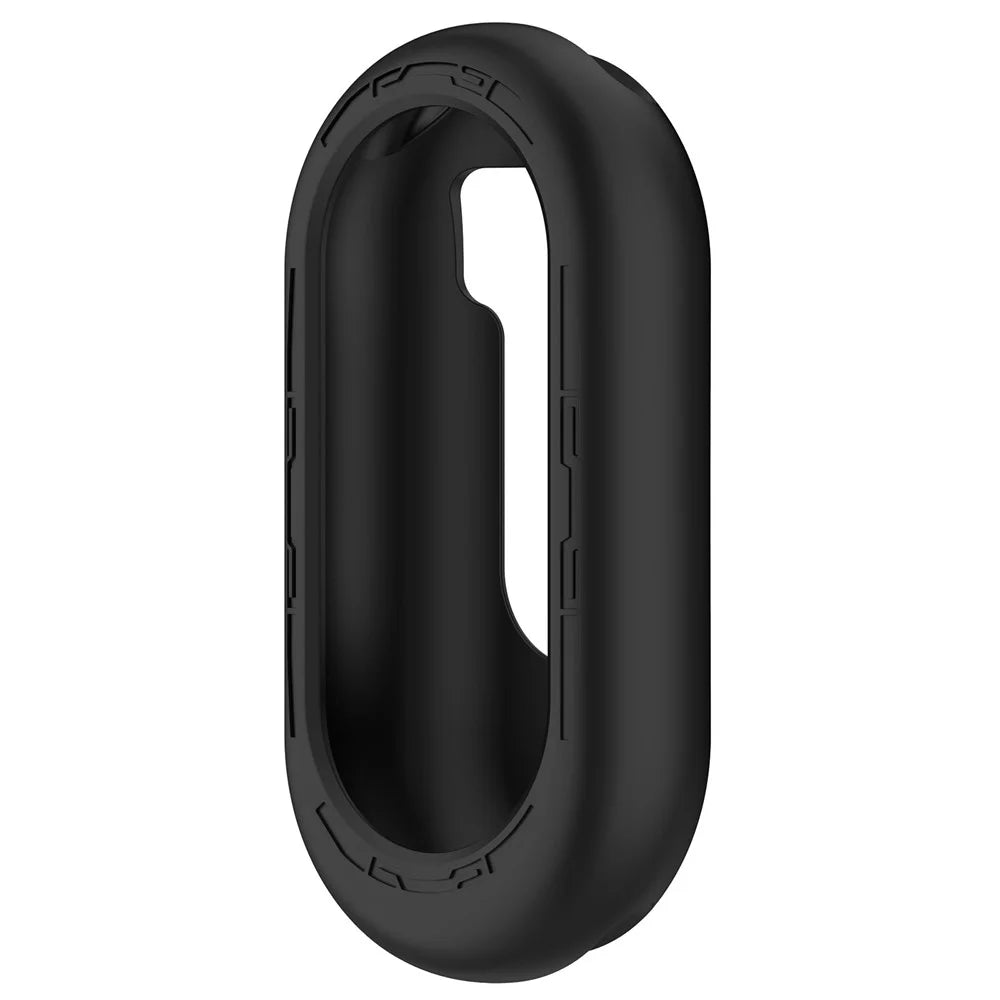 For Xiaomi Smart Band 10 / 10 NFC / 10 Ceramic / 9 / 9 NFC / 8 / 8 NFC / 8 Ceramic Silicone Cover Watch Frame Case Cover Edge Protector - Black - 2