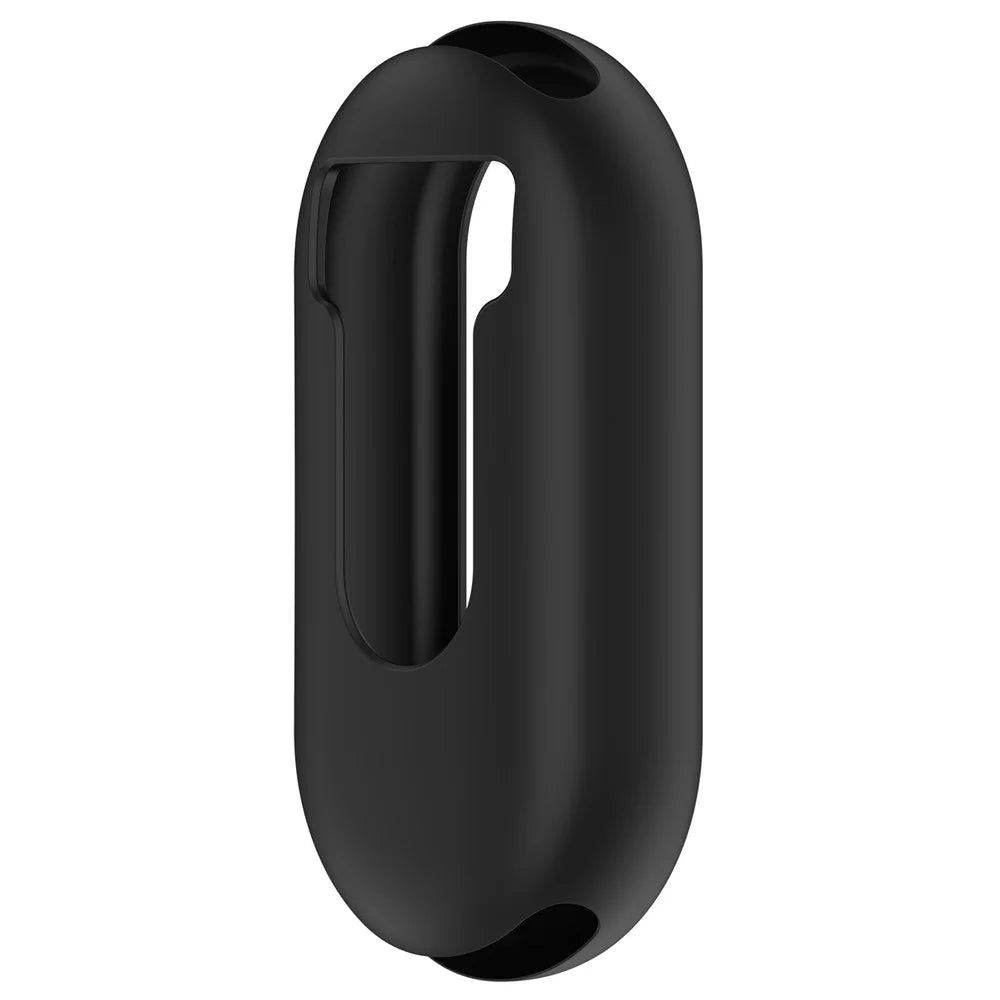 For Xiaomi Smart Band 10 / 10 NFC / 10 Ceramic / 9 / 9 NFC / 8 / 8 NFC / 8 Ceramic Silicone Cover Watch Frame Case Cover Edge Protector - Black - 3