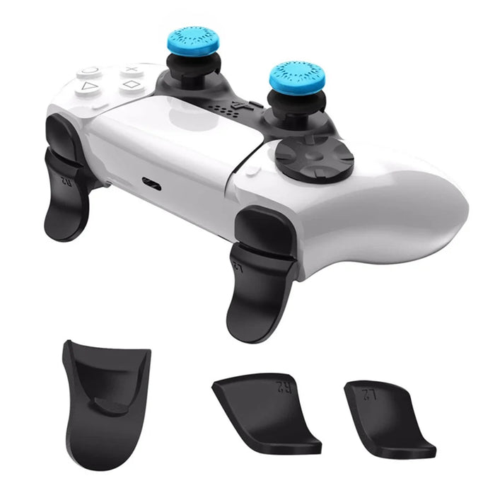 HONSON PS5309 For Sony PS5 / PS5 Slim Game Controller L2 R2 Button Extension Joystick Grip Riser Cap - Blue - 1
