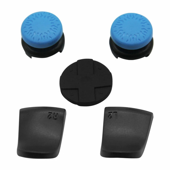 HONSON PS5309 For Sony PS5 / PS5 Slim Game Controller L2 R2 Button Extension Joystick Grip Riser Cap - Blue - 2