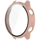 For OnePlus Watch 2R / Watch 2 / Oppo Watch Sport Case Hard PC Full Protective Watch Cover with Tempered Glass Film - Pink - 2
