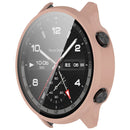For OnePlus Watch 2R / Watch 2 / Oppo Watch Sport Case Hard PC Full Protective Watch Cover with Tempered Glass Film - Pink - 5