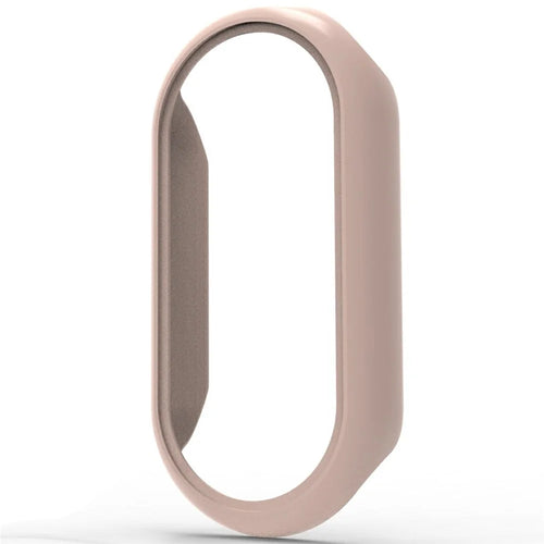 For Xiaomi Mi Band 9 Ceramic Edition Anti-Collision Smart Band Case PC Protective Frame - Pink - 1