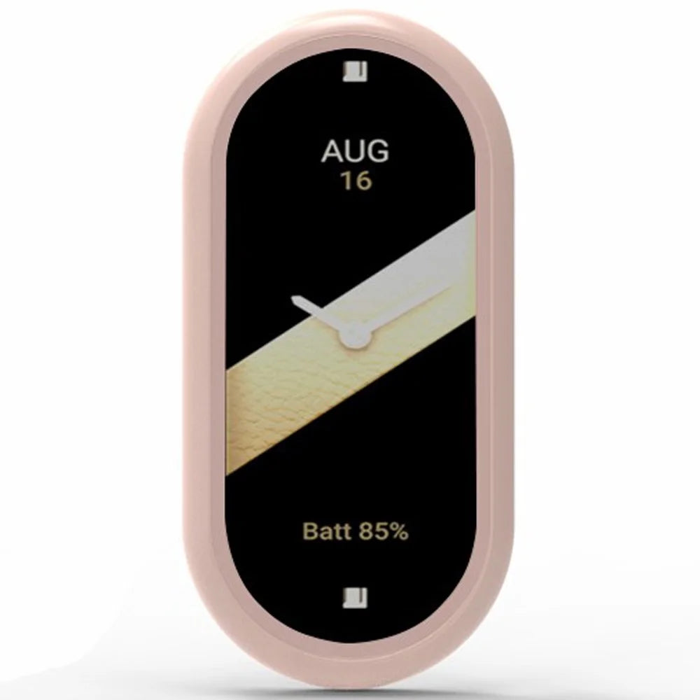 For Xiaomi Mi Band 9 Ceramic Edition Anti-Collision Smart Band Case PC Protective Frame - Pink - 2