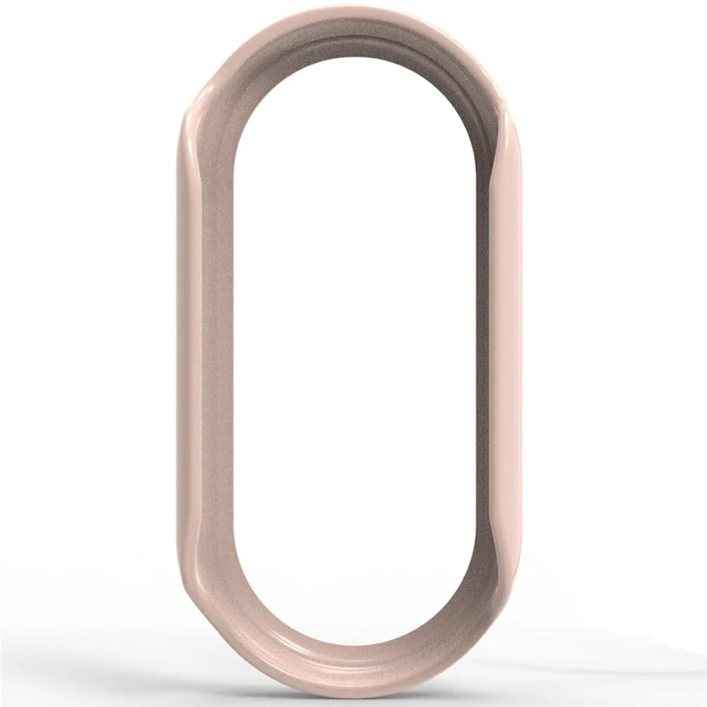 For Xiaomi Mi Band 9 Ceramic Edition Anti-Collision Smart Band Case PC Protective Frame - Pink - 3