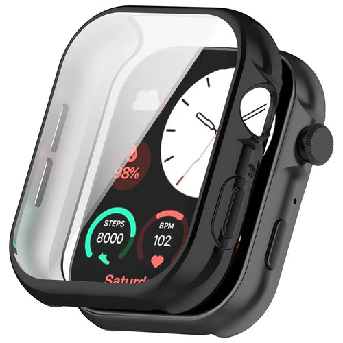 For Noise Colorfit Ultra 3 Drop Protection TPU Cover Watch Frame Case Edge Protector - Black - 1