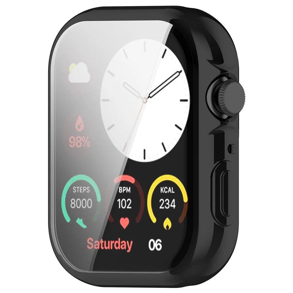 For Noise Colorfit Ultra 3 Drop Protection TPU Cover Watch Frame Case Edge Protector - Black - 5