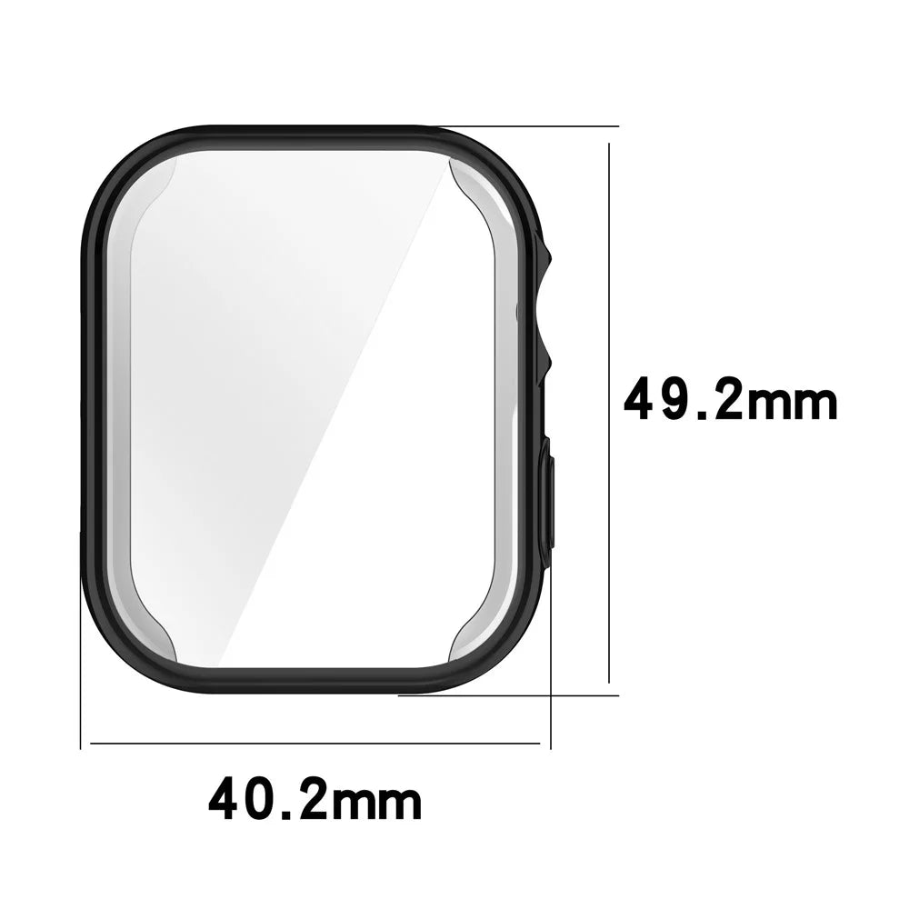 For Noise Colorfit Ultra 3 Drop Protection TPU Cover Watch Frame Case Edge Protector - Black - 7