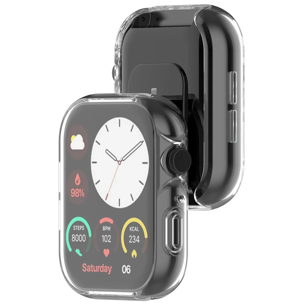 For Noise Colorfit Ultra 3 Drop Protection TPU Cover Watch Frame Case Edge Protector - Transparent - 6