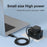 HHT202-2C 1xUSB+2x Type-C Charging Adapter Travel Universal Charger Converter - Black - 3