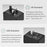HH904 Worldwide Travel Charge Adapter Wall Plug Converter with 4 USB + 2 Type-C - Black - 7