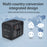 HHT905 PD 65W GaN Worldwide Travel Fast Charging Power Adapter Wall Charger Plug Converter - Black - 3