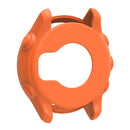For Garmin Forerunner 255 Watch Case Drop-Resistant Silicone Watch Cover - Orange - 2
