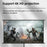 100 Inch Grey Projector Screen 16:9 Anti-Light Curtain HD 4K Projection Screen with Tripod - 5