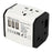 HHT525 Universal Global Travel Power Adapter 3 USB Ports Charger Plug Converter - Black - 2