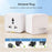 MG-CZ105W Smart Home WiFi Socket Tuya Voice Remote Control Wall Plug - US Plug - 2