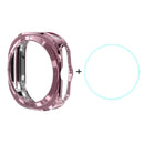 ENKAY HAT PRINCE For Samsung Galaxy Watch Ultra (2025) 47mm / Ultra 47mm TPU Watch Case with 0.2mm 9H Screen Film - Pink - 1