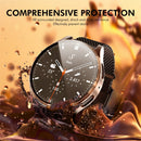 ENKAY HAT PRINCE For Samsung Galaxy Watch7 40mm Protective Cover TPU Watch Case Built-In Screen Film - Rose Gold - 4
